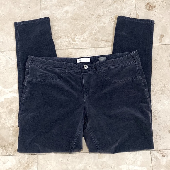 Pilcro and the Letterpress Denim - Pilcro by Anthropologie :: stretch charcoal gray skinny cords